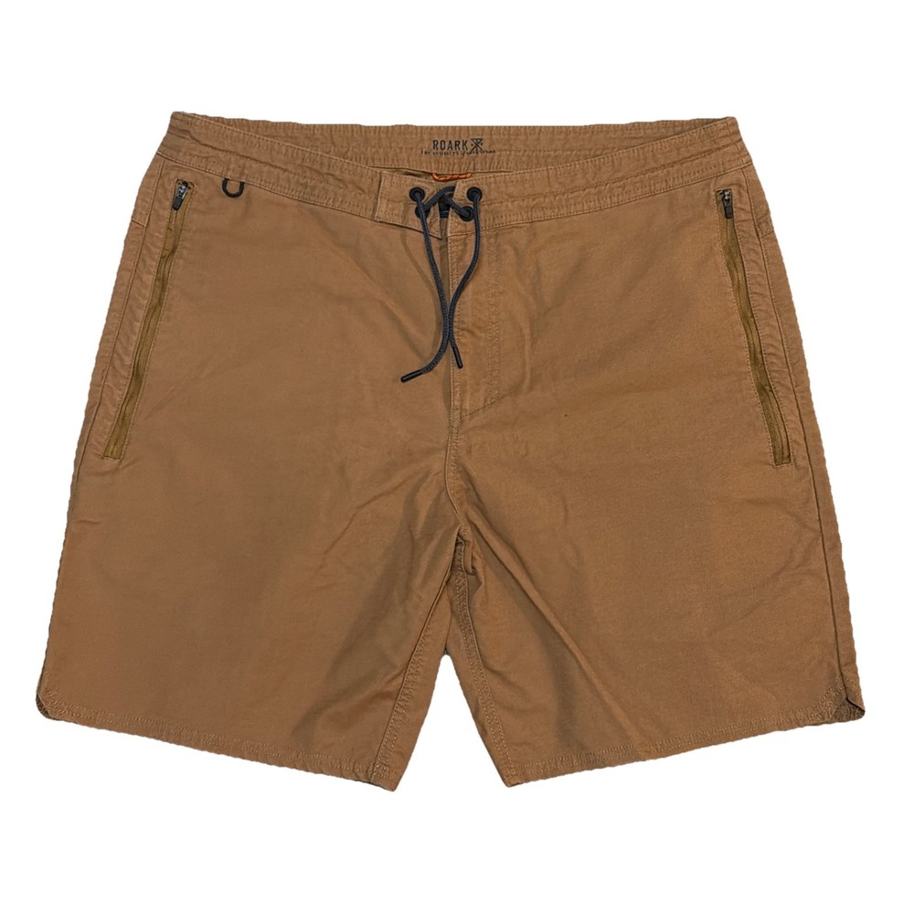 Roark Shorts Mens 36x8 Brown Layover Trail 2.0 Hybrid Hiking Outdoors RS288